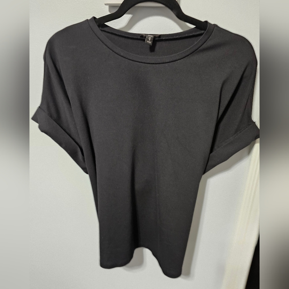 Express Black Petite Top